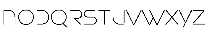 Neotype Thin Font LOWERCASE