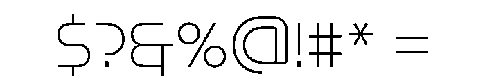 Neotype Font OTHER CHARS