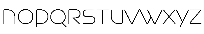 Neotype Font LOWERCASE