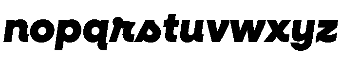Neulis Cursive Black Italic Font LOWERCASE