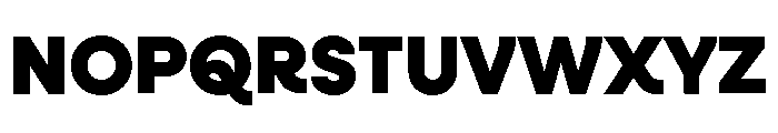 Neulis Cursive Black Font UPPERCASE