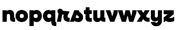 Neulis Cursive Black Font LOWERCASE