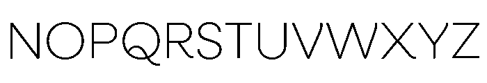 Neulis Cursive Extra Light Font UPPERCASE