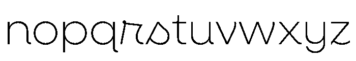 Neulis Cursive Extra Light Font LOWERCASE