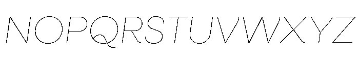 Neulis Cursive Hairline Italic Font UPPERCASE