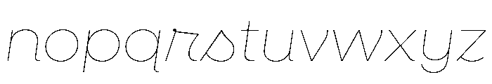 Neulis Cursive Hairline Italic Font LOWERCASE