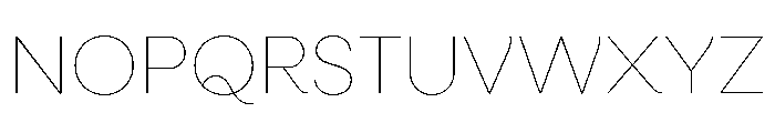 Neulis Cursive Hairline Font UPPERCASE