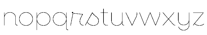 Neulis Cursive Hairline Font LOWERCASE