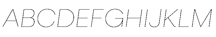 Neulis Cursive Italic Font UPPERCASE
