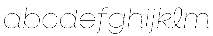 Neulis Cursive Italic FONT
