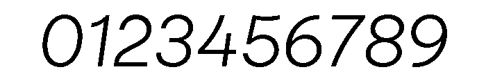 Neulis Cursive Light Italic Font OTHER CHARS