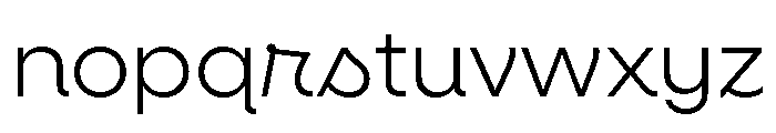 Neulis Cursive Light Font LOWERCASE