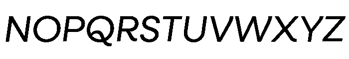 Neulis Cursive Regular Italic Font UPPERCASE