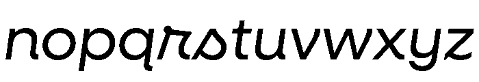 Neulis Cursive Regular Italic Font LOWERCASE