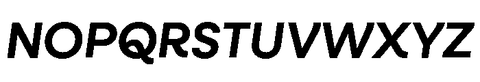Neulis Cursive Semi Bold Italic Font UPPERCASE