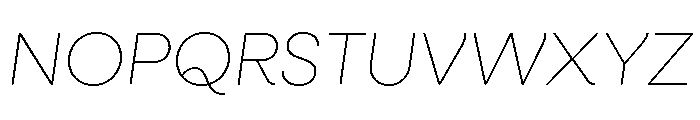 Neulis Cursive Thin Italic Font UPPERCASE