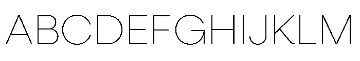 Neulis Cursive Thin Font UPPERCASE