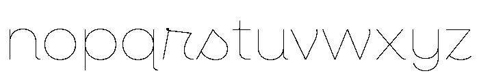 Neulis Cursive Font LOWERCASE