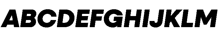 Neulis Neue Black Italic Font UPPERCASE