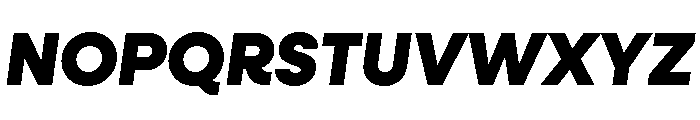 Neulis Neue Black Italic Font UPPERCASE
