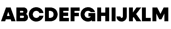 Neulis Neue Black Font UPPERCASE