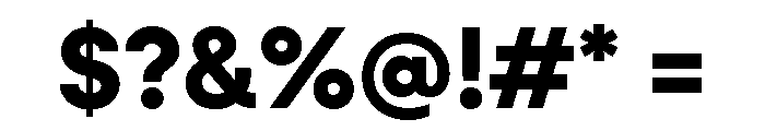 Neulis Neue Bold Font OTHER CHARS