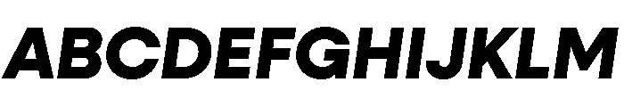 Neulis Neue Extra Bold Italic Font UPPERCASE