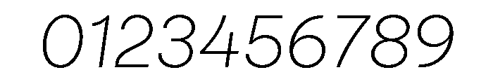 Neulis Neue Extra Light Italic Font OTHER CHARS