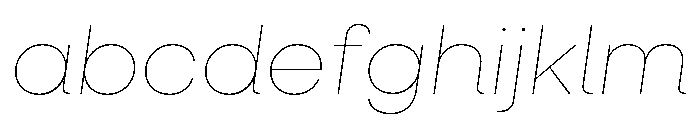 Neulis Neue Hairline Italic FONT