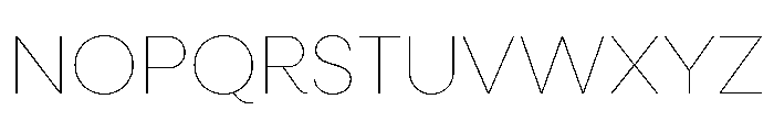 Neulis Neue Hairline Font UPPERCASE