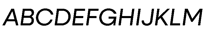 Neulis Neue Regular Italic Font UPPERCASE