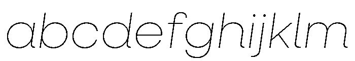 Neulis Neue Thin Italic FONT