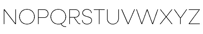 Neulis Neue Thin Font UPPERCASE