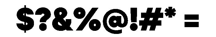 Neulis Sans Black Font OTHER CHARS