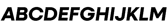 Neulis Sans Bold Italic Font UPPERCASE