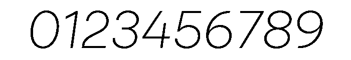 Neulis Sans Extra Light Italic Font OTHER CHARS