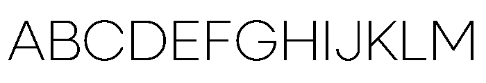 Neulis Sans Extra Light Font UPPERCASE