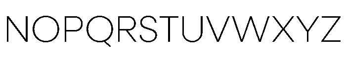 Neulis Sans Extra Light Font UPPERCASE