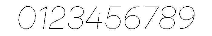 Neulis Sans Hairline Italic Font OTHER CHARS