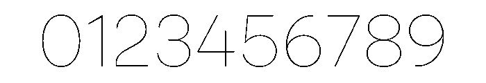 Neulis Sans Hairline Font OTHER CHARS
