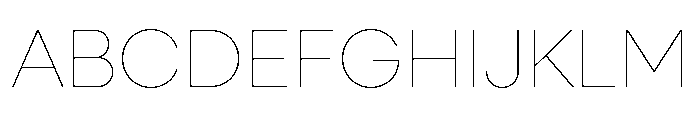 Neulis Sans Hairline Font UPPERCASE