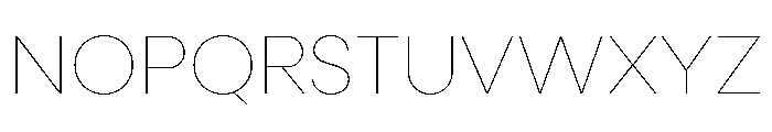 Neulis Sans Hairline Font UPPERCASE