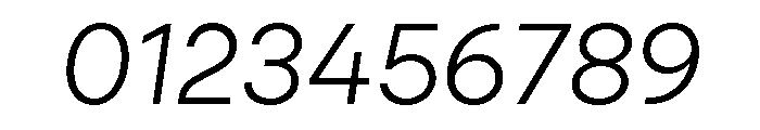 Neulis Sans Light Italic Font OTHER CHARS
