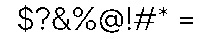 Neulis Sans Light Font OTHER CHARS