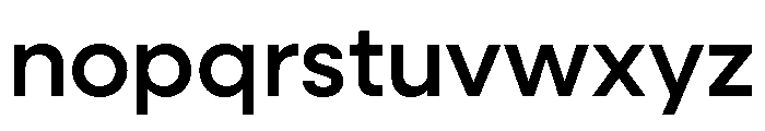 Neulis Sans Medium Font LOWERCASE