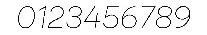 Neulis Sans Thin Italic Font OTHER CHARS