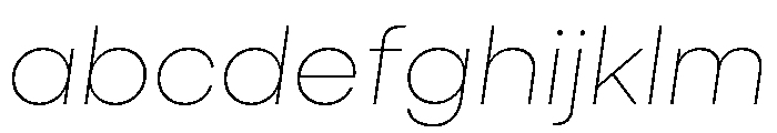 Neulis Sans Thin Italic FONT