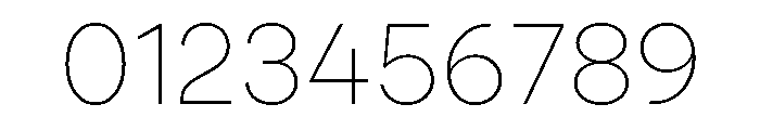 Neulis Sans Thin Font OTHER CHARS