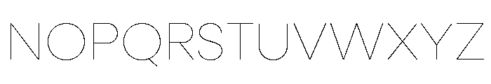 Neulis Sans Font UPPERCASE