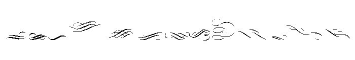 New America Flourishes Font LOWERCASE